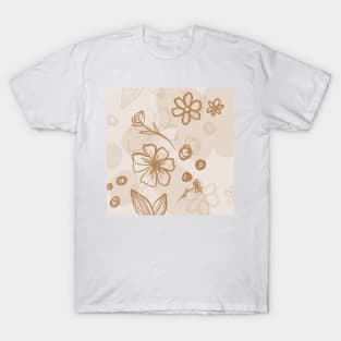 Abstract flowers T-Shirt